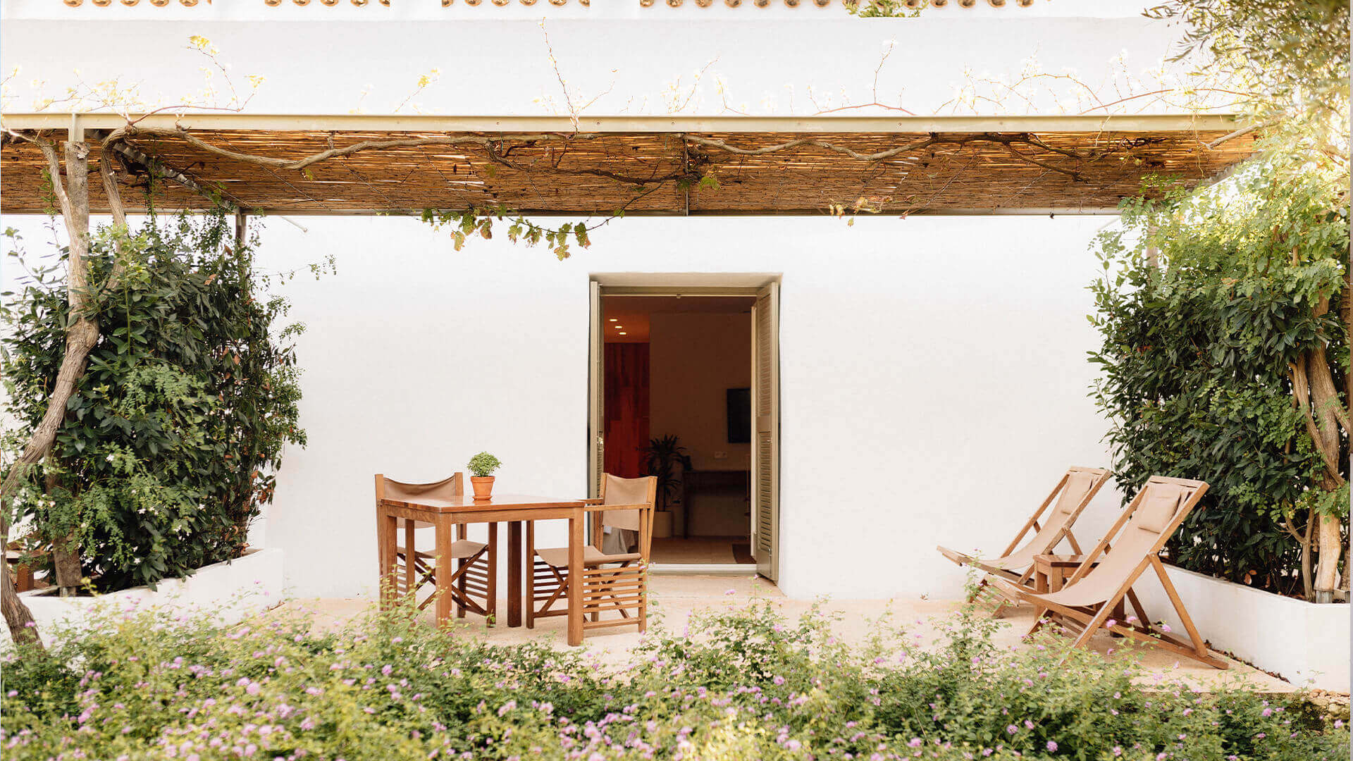 Habitación del Agroturismo Torralbenc en Menorca