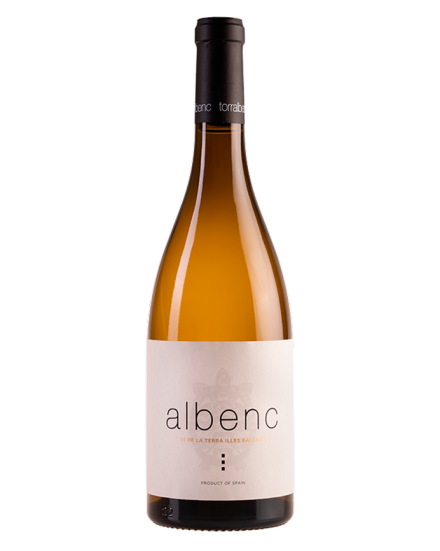 Botella de vino Albenc Blanco 2025 de la Bodega Torralbenc