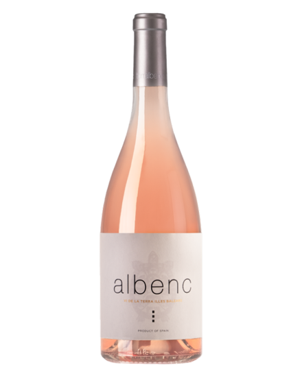 Botella de vino Albenc Rosado 2024 de la Bodega Torralbenc