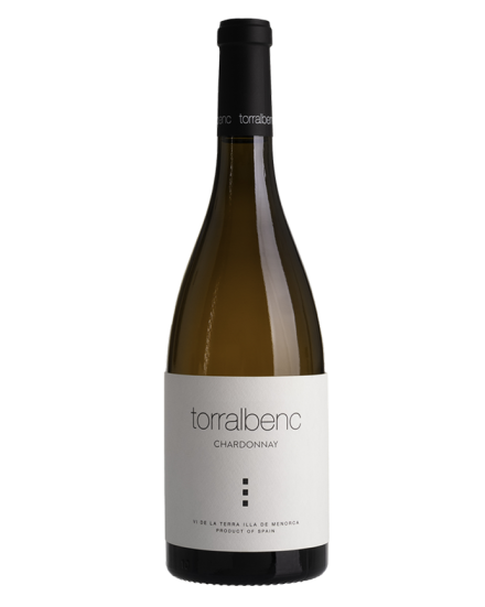 Botella de vino Chardonnay 2023 de la Bodega Torralbenc