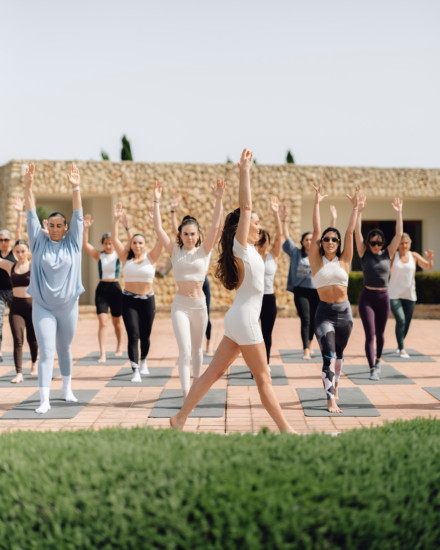 Una sesión de pilates con Adriana Sintes